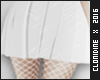White Skirt w/ Fishnet