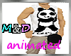 M Male Panda Animated Fl
