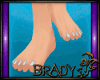 [B]dainty white toenails