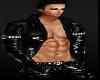 Tall Models Black Leather Jackets COats Black Pants BIker Boots