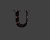 Uchiha Themed Letter U