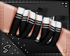 !S Left Brace White