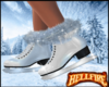 Ice Skates Slvr & Wh