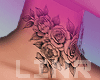 NeckTattoo  Floral