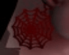 Vampire Red Web Earring
