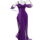 Lavender Flowing Gown