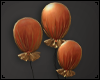 Pumpkin Balloon Trio
