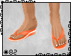 *82 Flip Flops Tangerine