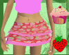 Strawberry cute skirt