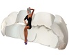 White Plush Couch