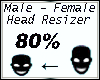 Head scaler M/F 80%