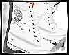 white skull boots