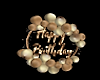 Happy birthday gold