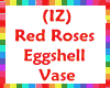 (IZ) Red Roses Eggshell