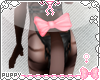 [Pup] Pink Tail Bow Sm