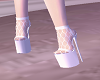 White Net Heels