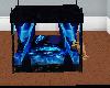 blue flame poster bed