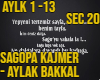 SagopaK. Aylak Bakkal P2