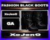 FASHION BLACK BOOTS