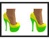 {G} Lime&Yellow Pumps