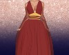 Maroon Princess Dress