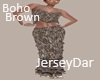 Boho Dress Brown