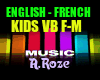 Kids, VB, English-French