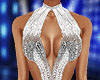 !Silver Beaded Gown