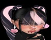 pink black hairstyle