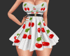 white cherry dress