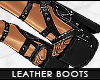 - leather & rhinestone -