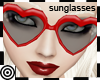 *m Red Heart Sunglasses