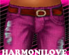 HL RIPPED PINK JEANS
