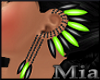 [mm]Feather Lime Earring
