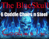 BlueSkull Chairs n Stool