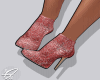 Glam Red Evening Heels