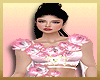 Floral Pink Gown {V}