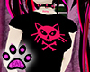 Kitty~Punk Shirt - Pink