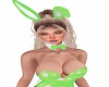 lime green bunny ears