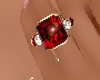 Ruby/ Diamond Ring