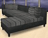 SJ Black Striped sofa