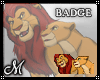 Lion King Badge