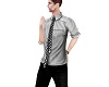 Gray Shirt w/Tie