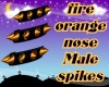 orange nose spike male