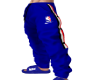 Blue BASKETBALL Pants
