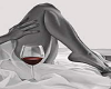 Wine on the bed