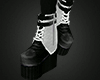 Black and White Boots