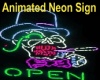 (J) Neon Skull Animated
