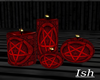 Pentagram Candles