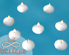 *L*Floaty Candles! White